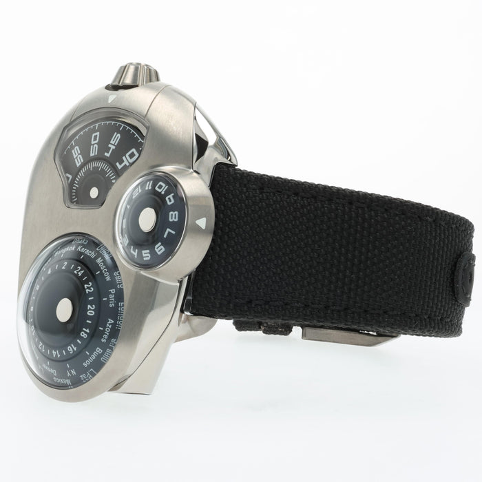 SpaceOne Worldtimer Automatic Titanium 49mm WT-Silver