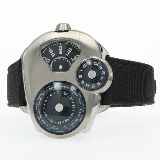 SpaceOne Worldtimer Automatic Titanium 49mm WT-Silver