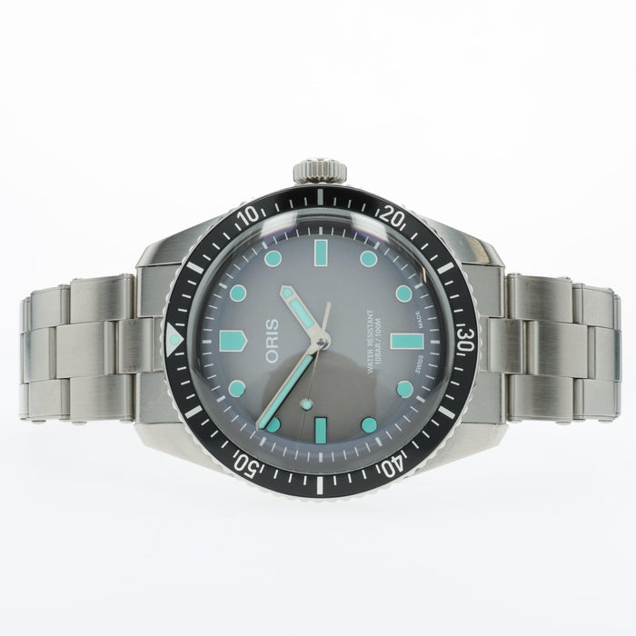 Oris Divers Sixty-Five Stainless Steel Automatic Grey Dial 40MM 01 733 7707 4053