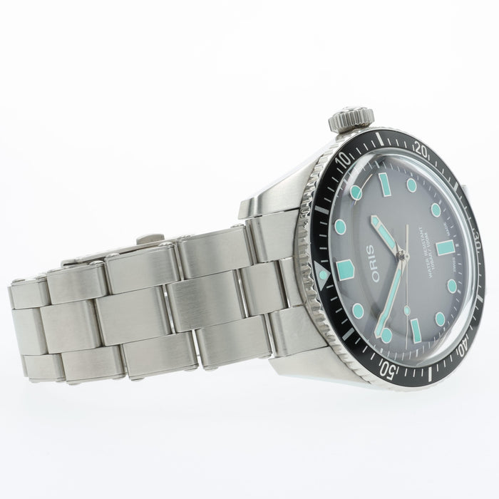 Oris Divers Sixty-Five Stainless Steel Automatic Grey Dial 40MM 01 733 7707 4053