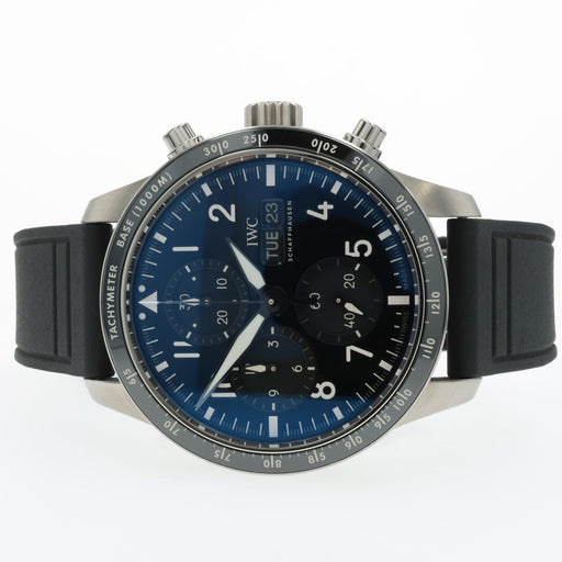 IWC Pilot Performance Black Dial Chronograph 41MM Titanium IW388305