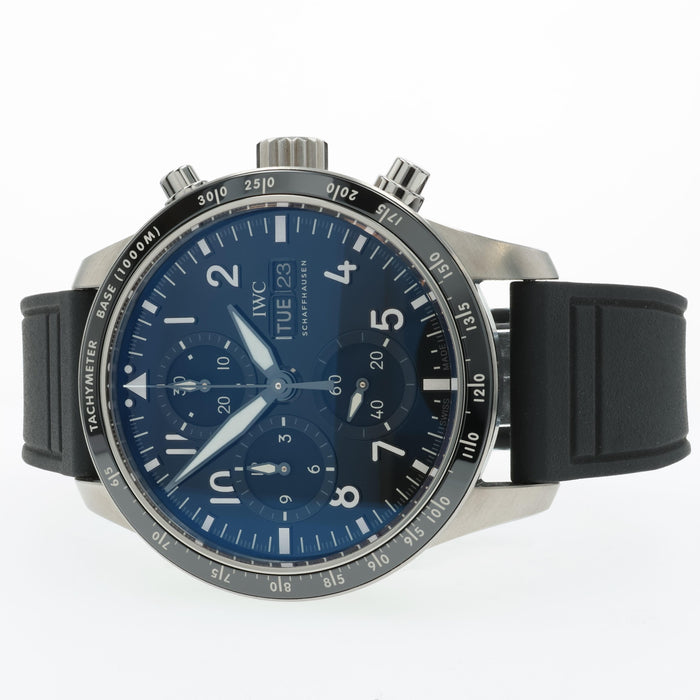 IWC Pilot Performance Black Dial Chronograph 41MM Titanium IW388305