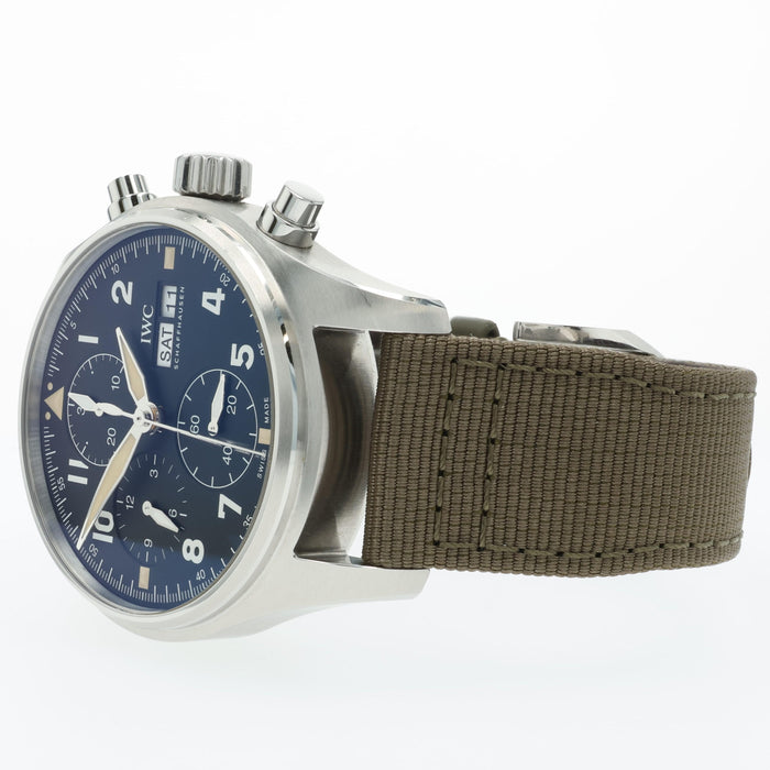 IWC Pilot Spitfire Chronograph Black Dial Stainless Steel 41MM IW387901