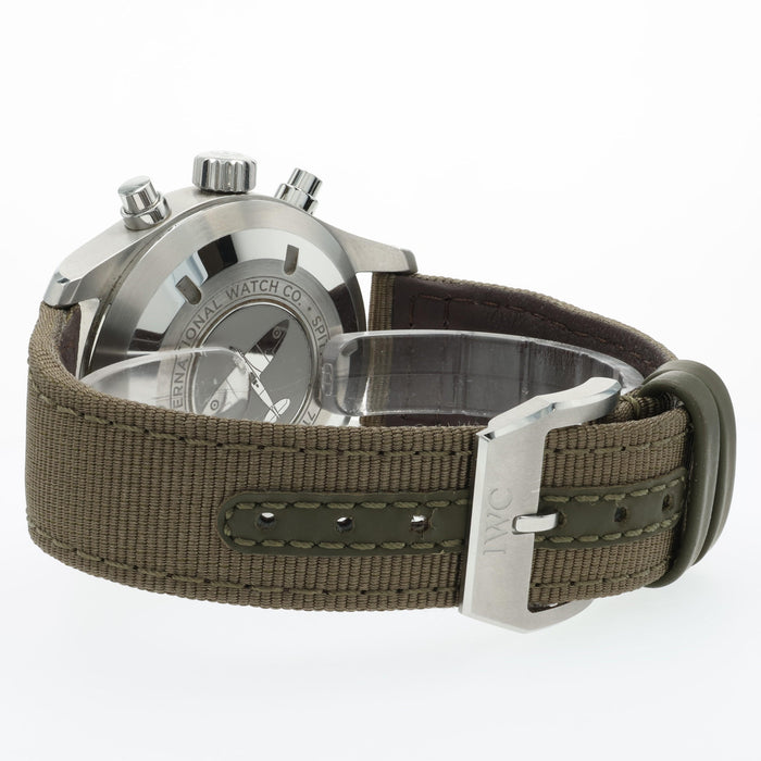 IWC Pilot Spitfire Chronograph Black Dial Stainless Steel 41MM IW387901