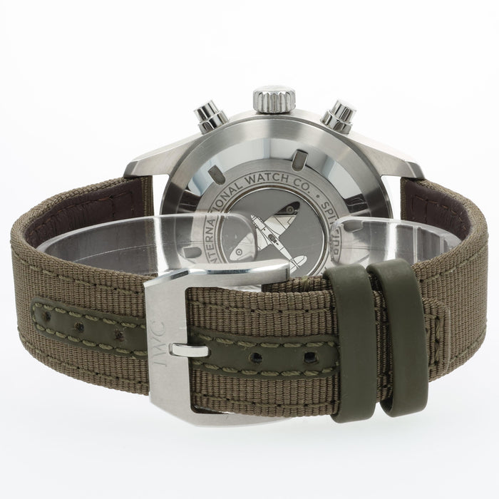 IWC Pilot Spitfire Chronograph Black Dial Stainless Steel 41MM IW387901