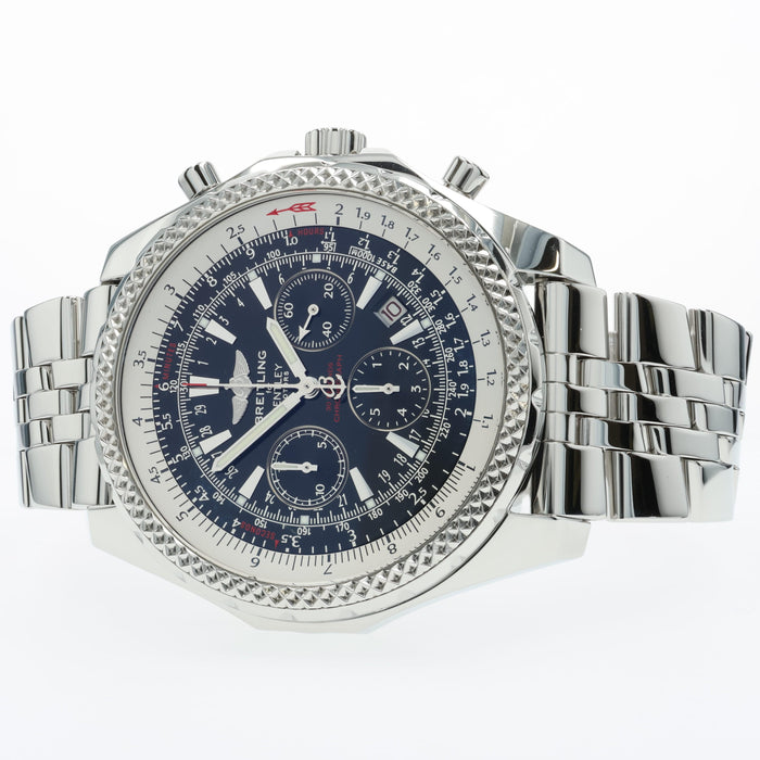 Breitling Bentley Motors 48MM Automatic Black Dial Chronograph Steel A25362