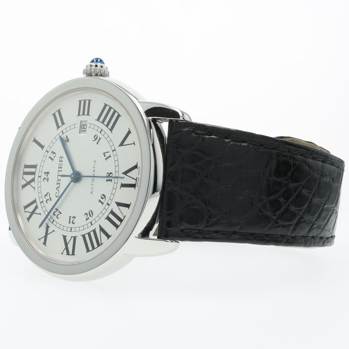 Cartier Ronde Solo XL Silver Dial Automatic Stainless Steel 42MM W6701010 3517