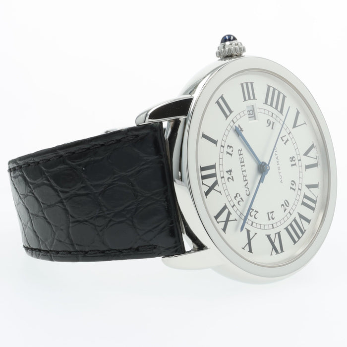 Cartier Ronde Solo XL Silver Dial Automatic Stainless Steel 42MM W6701010 3517