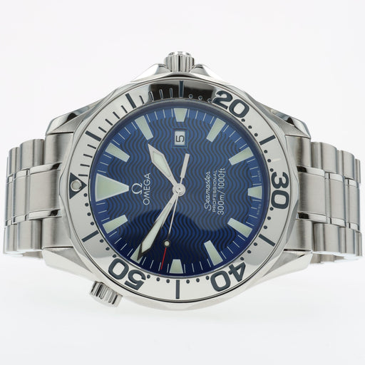 Omega Seamaster Electric Blue Dial Quartz 41MM Stainless Steel 2265.80