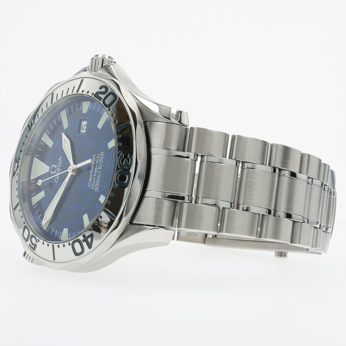 Omega Seamaster Electric Blue Dial Quartz 41MM Stainless Steel 2265.80