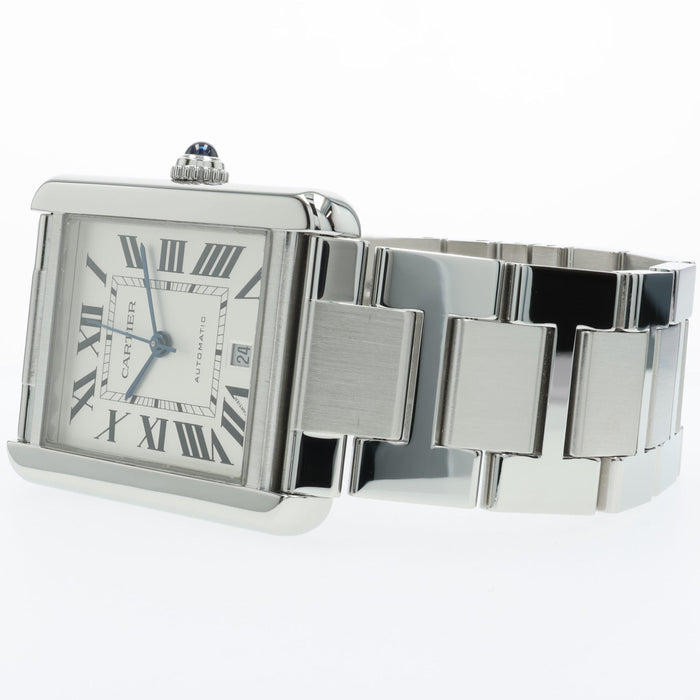 Cartier Tank Solo XL Silver Dial Stainless Steel Automatic W5200028