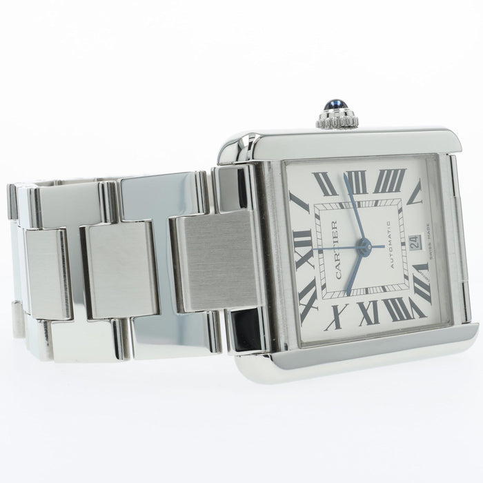 Cartier Tank Solo XL Silver Dial Stainless Steel Automatic W5200028