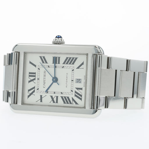 Cartier Tank Solo XL Silver Dial Stainless Steel Automatic W5200028