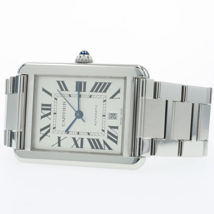 Cartier Tank Solo XL Silver Dial Stainless Steel Automatic W5200028