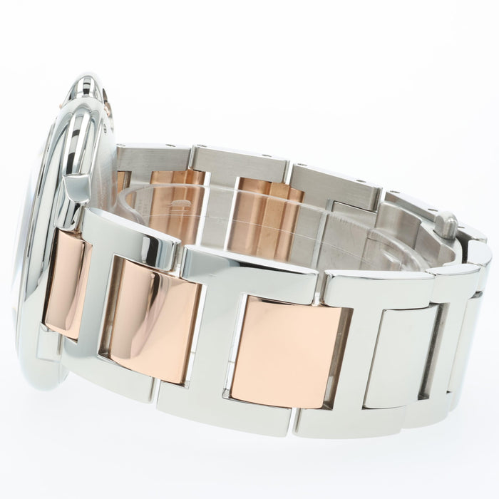 Cartier Ballon Bleu Chocolate Dial 18K Rose Gold & Stainless Steel W6920032 3001
