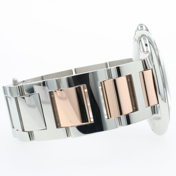 Cartier Ballon Bleu Chocolate Dial 18K Rose Gold & Stainless Steel W6920032 3001