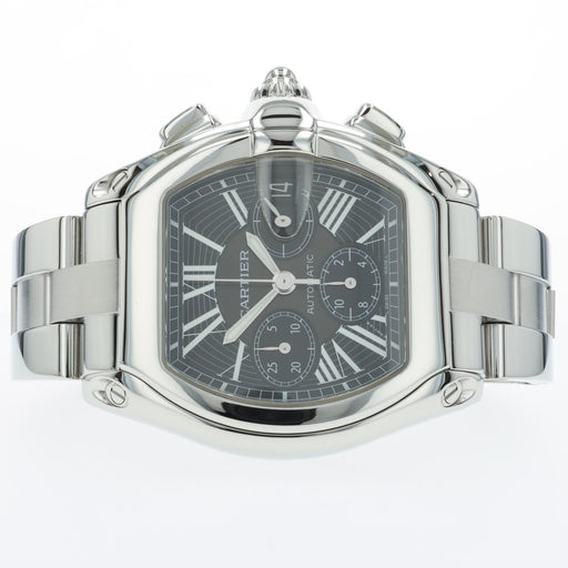 Cartier Roadster Chronograph XL Black Dial Automatic Steel W62020X6 2618