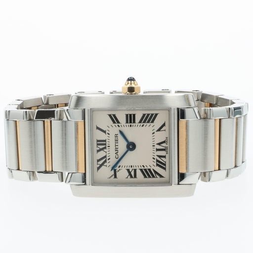 Cartier Tank Francaise Small 18K Yellow Gold & Steel Quartz W51007Q4 2384