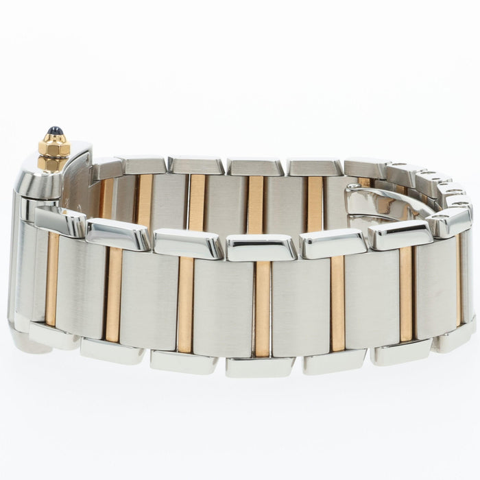 Cartier Tank Francaise Small 18K Yellow Gold & Steel Quartz W51007Q4 2384