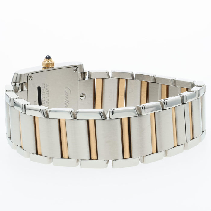 Cartier Tank Francaise Small 18K Yellow Gold & Steel Quartz W51007Q4 2384