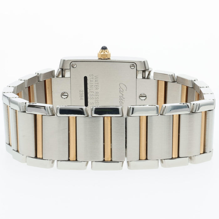 Cartier Tank Francaise Small 18K Yellow Gold & Steel Quartz W51007Q4 2384