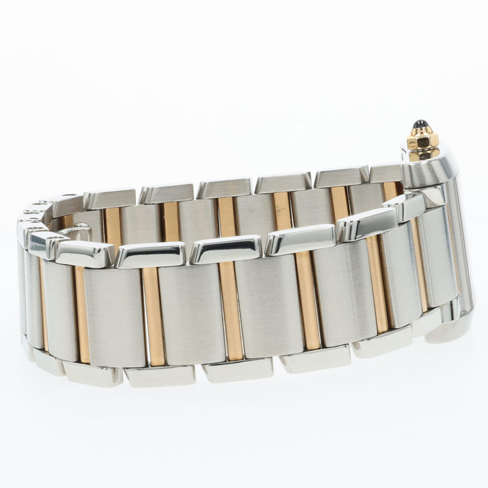Cartier Tank Francaise Small 18K Yellow Gold & Steel Quartz W51007Q4 2384