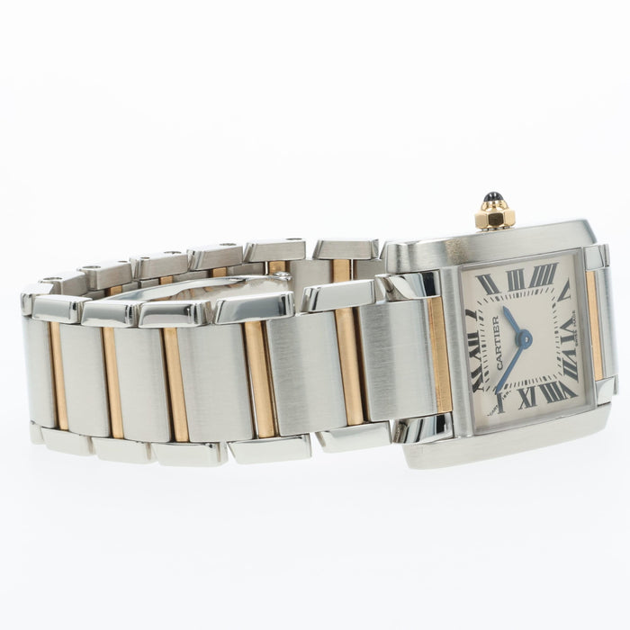 Cartier Tank Francaise Small 18K Yellow Gold & Steel Quartz W51007Q4 2384