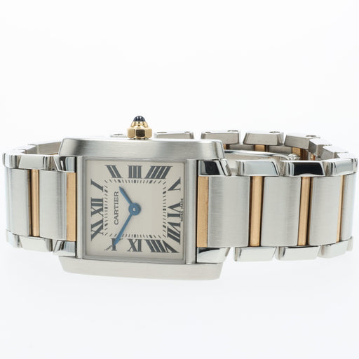 Cartier Tank Francaise Small 18K Yellow Gold & Steel Quartz W51007Q4 2384