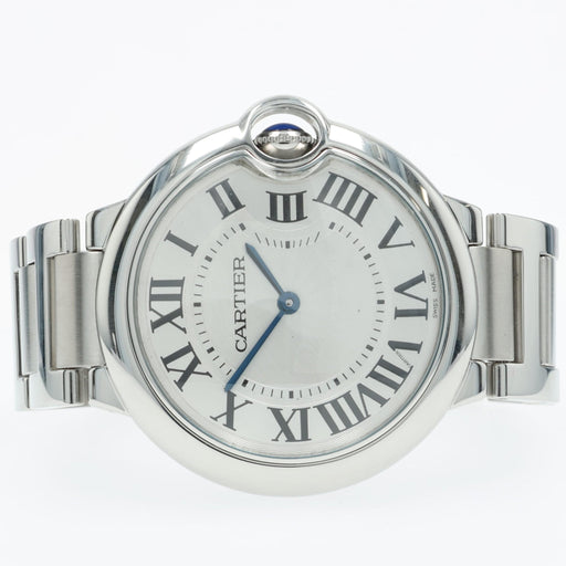 Cartier Ballon Bleu 36mm Silver Dial Quartz Stainless Steel W69011Z4 3005