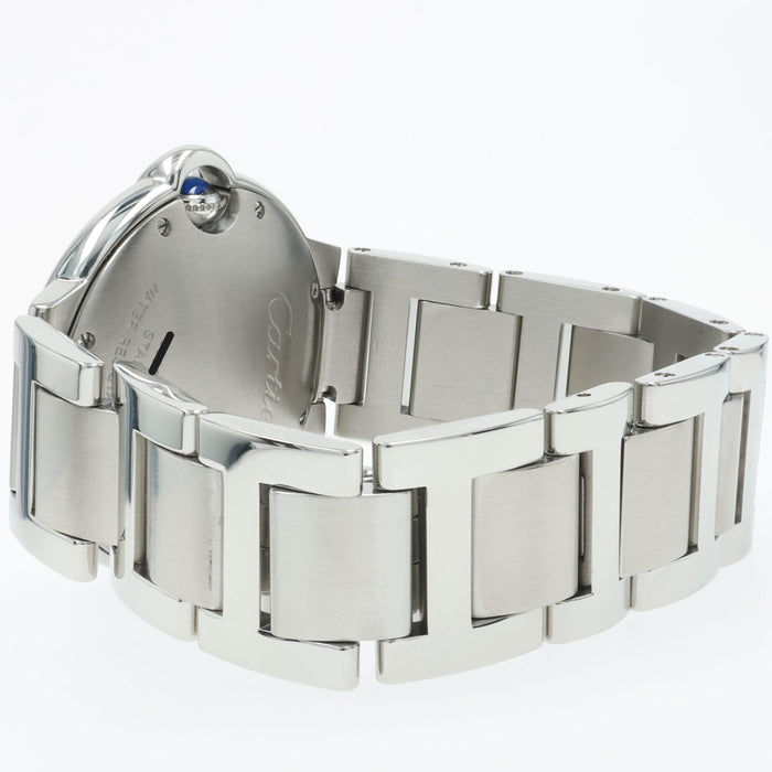 Cartier Ballon Bleu 36mm Silver Dial Quartz Stainless Steel W69011Z4 3005