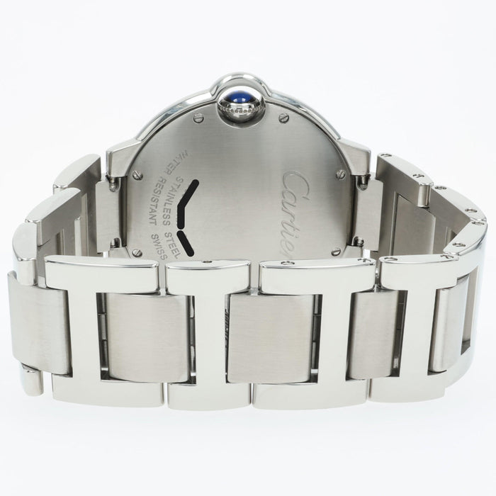 Cartier Ballon Bleu 36mm Silver Dial Quartz Stainless Steel W69011Z4 3005