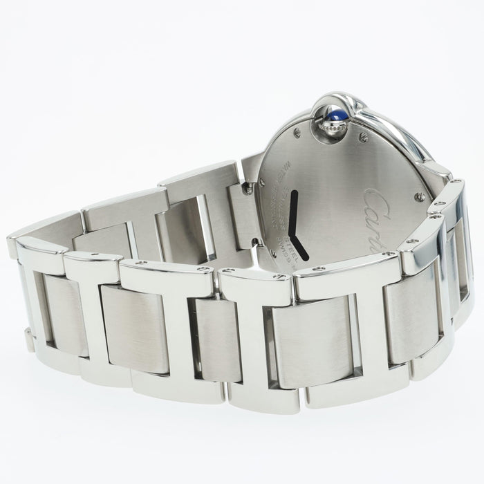 Cartier Ballon Bleu 36mm Silver Dial Quartz Stainless Steel W69011Z4 3005