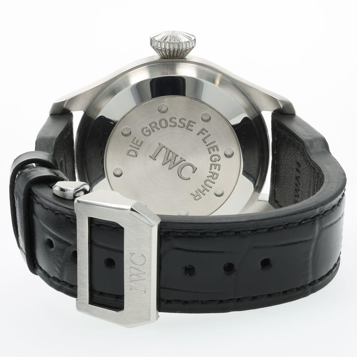 IWC Big Pilot Black Dial 46mm 7 Day Stainless Steel Automatic IW500201