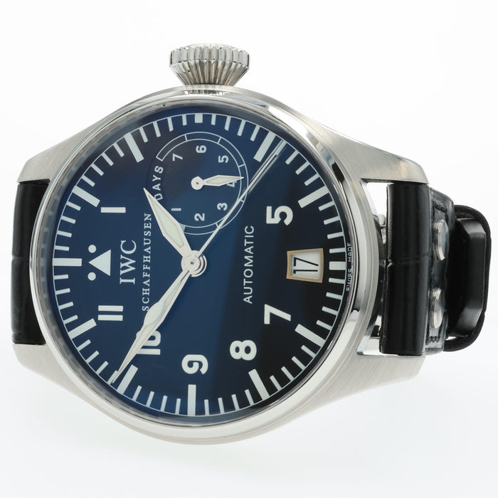 IWC Big Pilot Black Dial 46mm 7 Day Stainless Steel Automatic IW500201