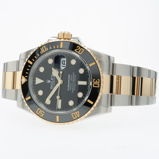 Rolex Submariner 18K Yellow Gold & Stainless Steel Black Dial 41MM 126613LN