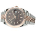 Rolex Datejust 41 Chocolate Dial Rose Gold and Stainless Steel 126331