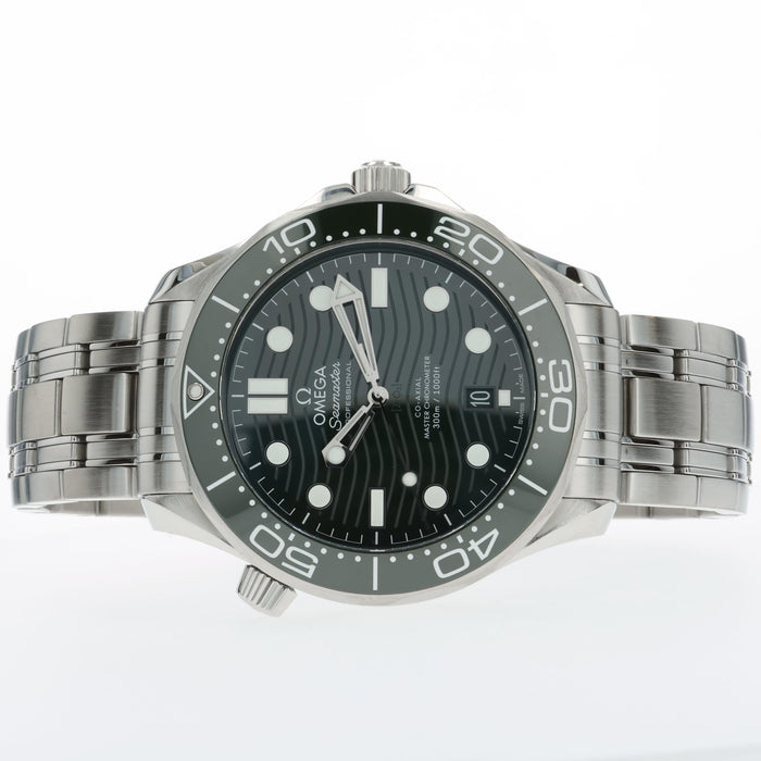Omega Seamaster Green Dial "Seaweed" Stainless Steel 42MM 210.30.42.20.10.001