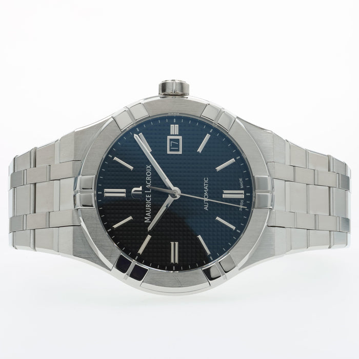 Maurice LaCroix Aikon 42mm Automatic Black Dial Solid Stainless Steel AI6008