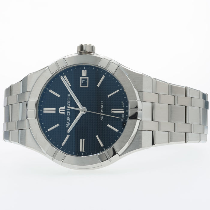 Maurice LaCroix Aikon 42mm Automatic Black Dial Solid Stainless Steel AI6008