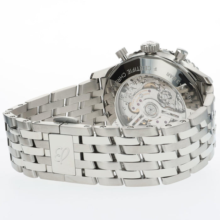 Breitling Navitimer 46mm Green Dial Chronograph Stainless Steel AB0137