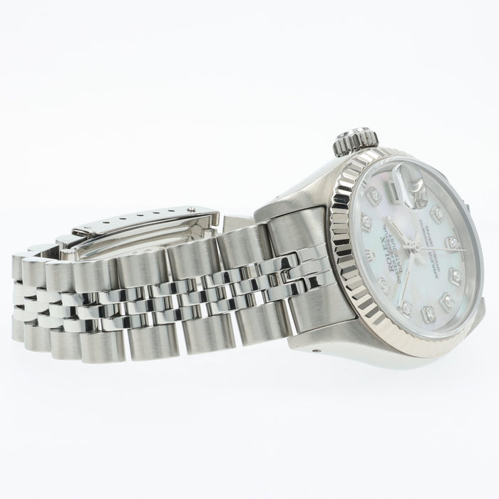 Rolex Lady Datejust 26mm Custom Mother of Pearl Dial Jubilee Steel 69174