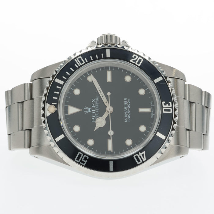 Rolex Submariner No-Date Black Dial Stainless Steel 40MM Automatic 14060