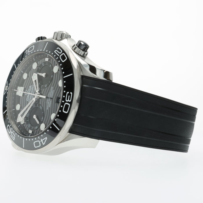 Omega Seamaster Chronograph Black Dial 44mm Automatic Steel 210.32.44.51.01.001