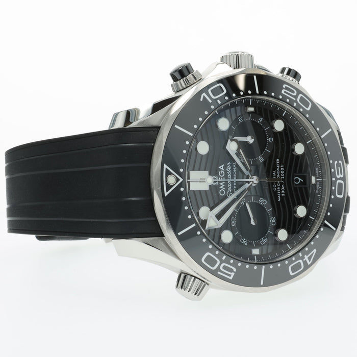 Omega Seamaster Chronograph Black Dial 44mm Automatic Steel 210.32.44.51.01.001