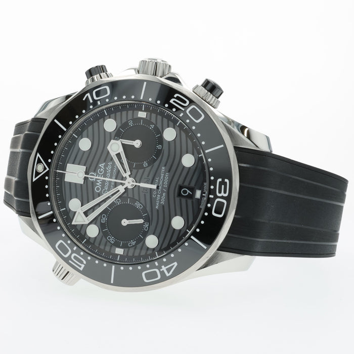 Omega Seamaster Chronograph Black Dial 44mm Automatic Steel 210.32.44.51.01.001