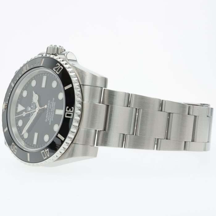 Rolex Submariner No-Date Black Dial Stainless Steel Automatic Oyster 114060