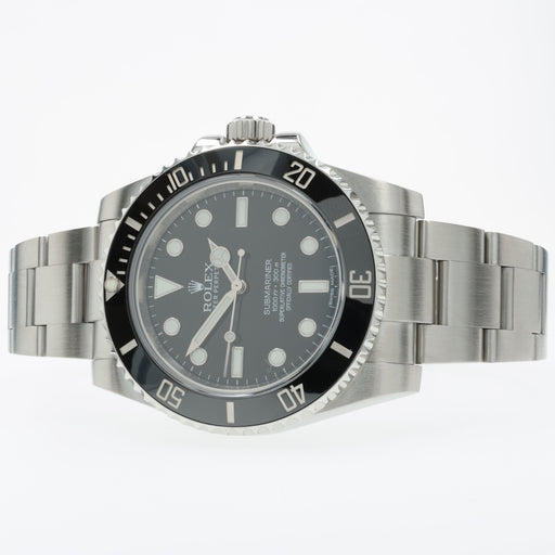 Rolex Submariner No-Date Black Dial Stainless Steel Automatic Oyster 114060