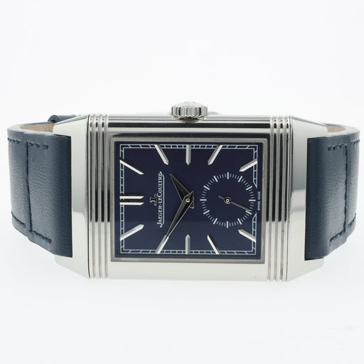 Jaeger LeCoultre Reverso Tribute Small Seconds Blue Dial Steel 214.8.62 Q3978480