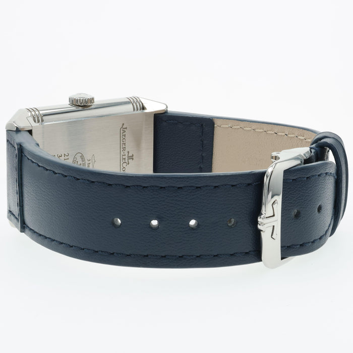 Jaeger LeCoultre Reverso Tribute Small Seconds Blue Dial Steel 214.8.62 Q3978480
