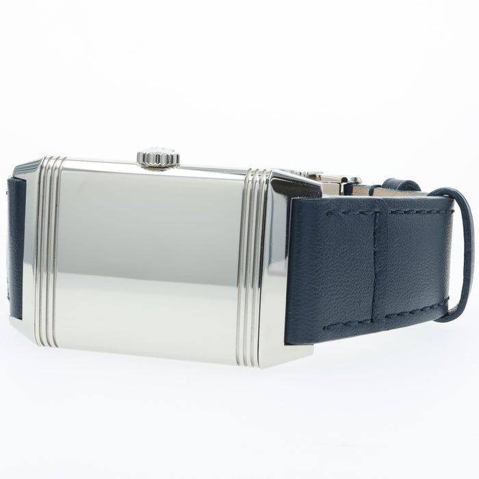 Jaeger LeCoultre Reverso Tribute Small Seconds Blue Dial Steel 214.8.62 Q3978480